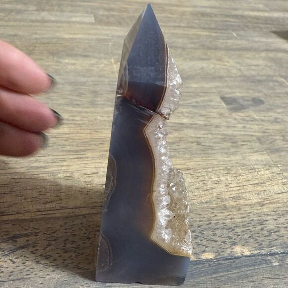 3” Agate Druzy crystal - Picture 4 of 8